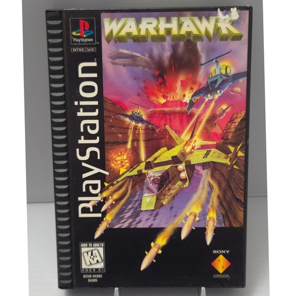 Sony Other - Warhawk PlayStation 1 (PS1) Long Box - Complete in Box (CIB) W/ Reg Card Tested